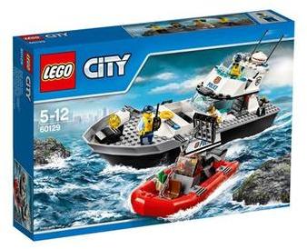 Le bateau de patrouille de la police LEGO City 601