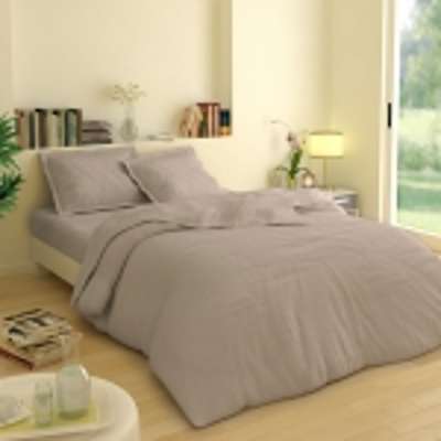 Linge de lit uni coton, la taie doreiller à part