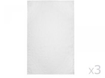 Torchon uni 100 lin lavé 185gr m2 46x70cm - lot de Torchon uni 100 lin lavé 185gr