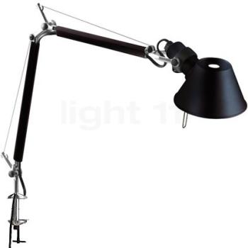 Artemide Tolomeo Micro avec pince de serrage noir Artemide Tolomeo Micro avec