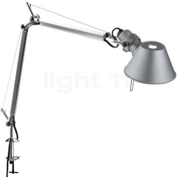 Artemide Tolomeo Micro avec pince de serrage, alum