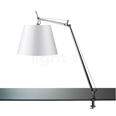 Artemide Tolomeo Mega avec pince de serrage, satin