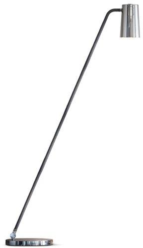 UP - Lampe de lecture Chrome/Nickel Noir H190cm