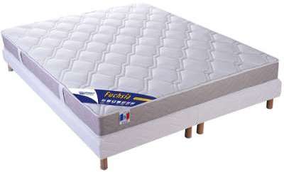 Matelas mousse sommier 160x200 cm VOLUPNIGHT FUCHSIA Matelas mousse sommier 160x200