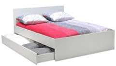 Lit pour couchage 140x190cm BOSS + 2 tiroirs