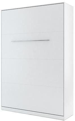 Lit mural escamotable vertical Créato blanc 140x20