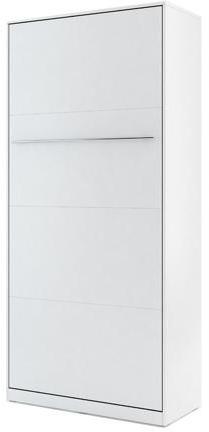Lit mural escamotable vertical Créato blanc 90x200 Lit mural escamotable vertical