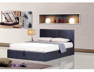 Lit de 140 x 190cm avec un coffre de rangement en