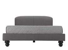 Orson, lit king-size, gris graphite
