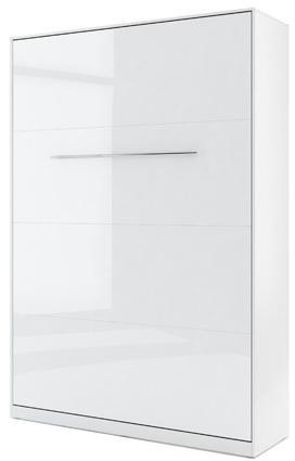 Lit mural escamotable vertical Créato blanc 140x20