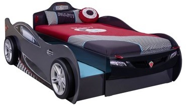 Lit voiture pour enfant avec led 90 x 180 - 90 x 1