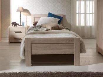 Lit ALINE 90x200 cm sonoma clair sans tiroir
