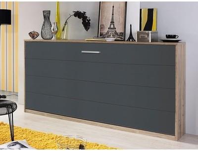 Lit escamotable ALBANO 90x200 cm sanremo/gris méta