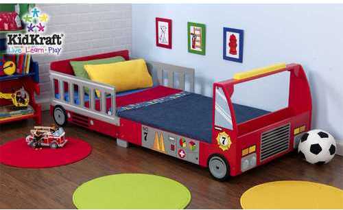 Lit pour enfant Pompier
