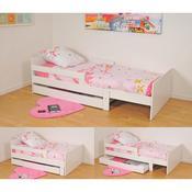 Lit enfant évolutif en bois 3 positions 90x140/172