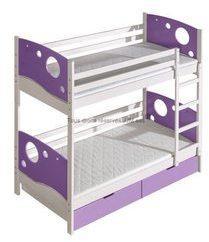 Lit superpose 2 couchages julo en bois massif Viol