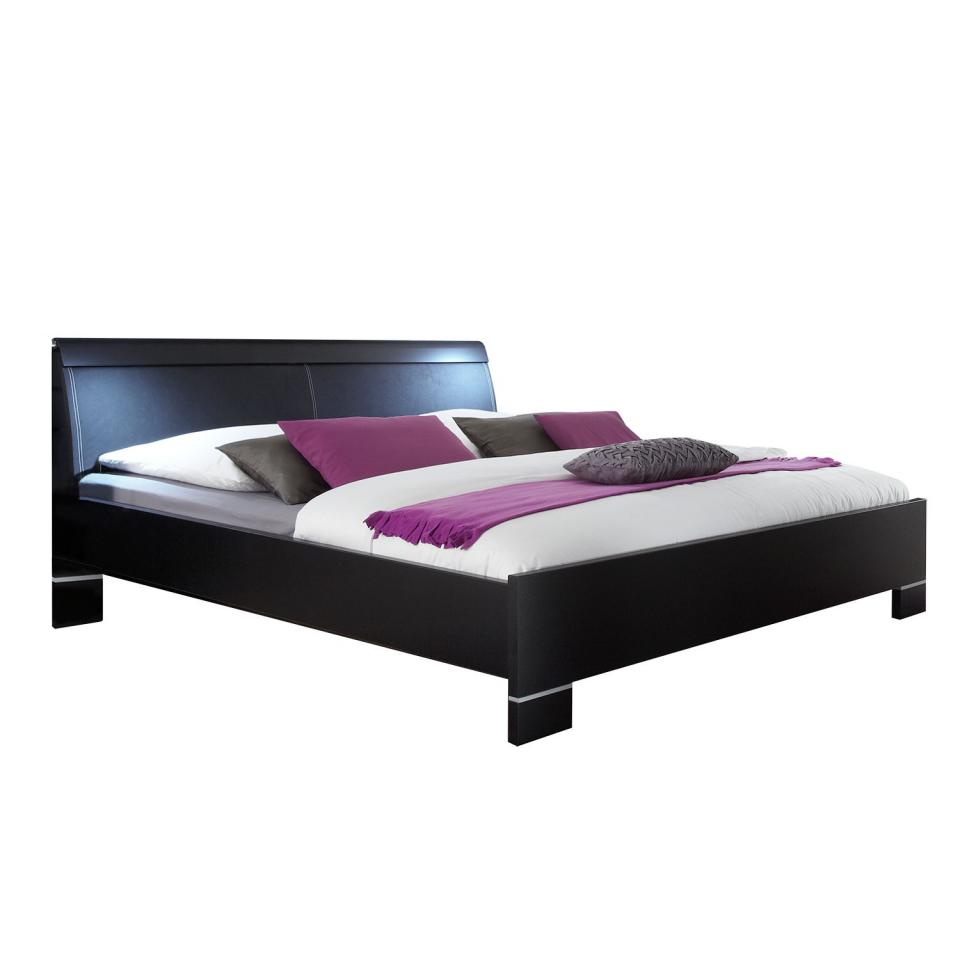 Lit futon Rimini II - Noir - 160 x 200cm