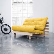 Banquette convertible en bois avec matelas futon R