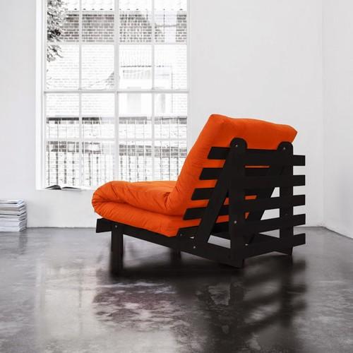 Structure Futon en Bois Wengé 140x200 - Terre de N