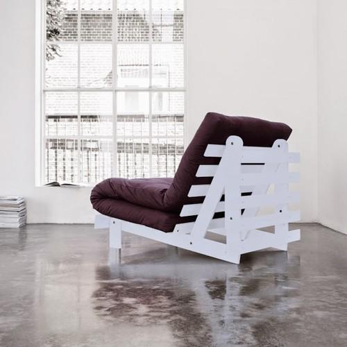 Structure Futon en Bois Gris Clair 90x200 - Terre