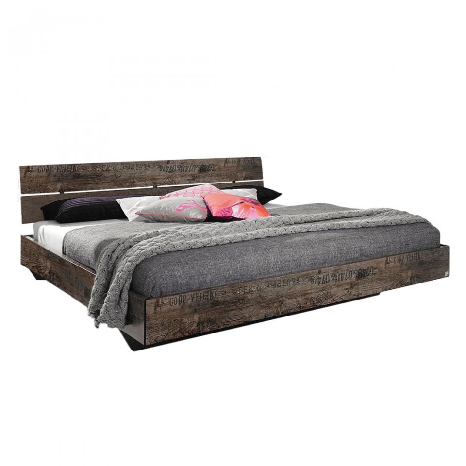 Lit futon Sumatra - 120 x 200cm - Marron vintage