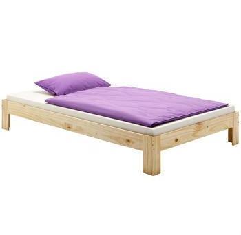 Lit futon en pin THOMAS, 120 x 200 cm, vernis natu