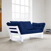 Canapé convertible en bois avec matelas futon BEAT