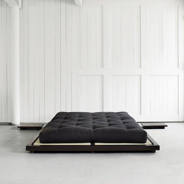 Cadre de lit avec sommier lattes pour tatami DOCK