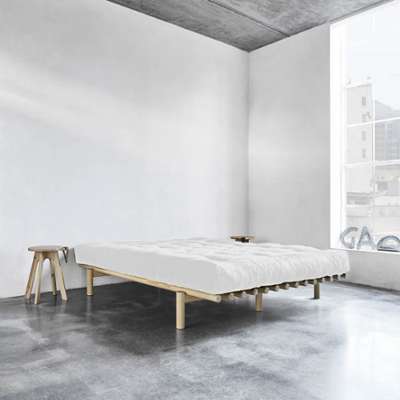 Space naturel 140 + futon écru