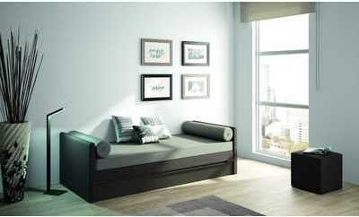 Banquette gigogne 80 x 190 cm Marron Ferplay Banquette gigogne 80 x 190