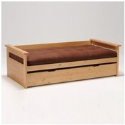Banquette gigogne 90x190cm avec tiroir sur roulett