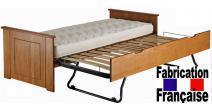 Lit gigogne avec matelas