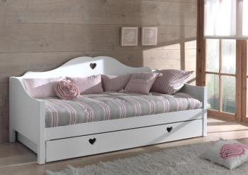 Lit gigogne capitain MENSA design laqué blanc Lit gigogne capitain MENSA