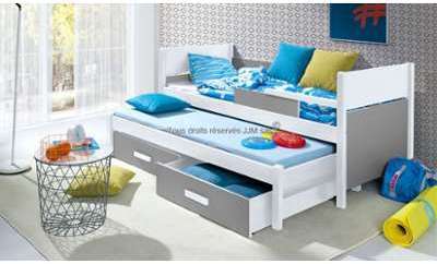Lit gigogne enfant dany avec tiroirs de rangement Lit Lit gigogne enfant dany avec