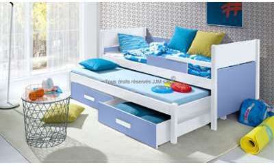 Lit gigogne enfant dany avec tiroirs de rangement Lit Lit gigogne enfant dany avec