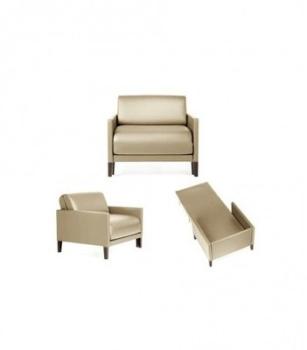 Fauteuil convertible 1 Place VOGUE 80 CREMA (crui artificiel) Fauteuil convertible 1 Place