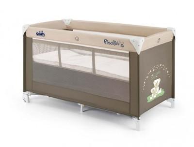 Lit pliant Cam Pisolino marron ourson