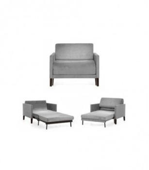 Fauteuil convertible 1 Place VOGUE 80 LIGHT GREY (