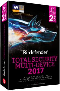 Bitdefender 2017 Multi Device - 2 ans & 10 PC / Ma