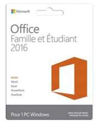 Microsoft Office Famille et étudiant 2016 - 1 lice