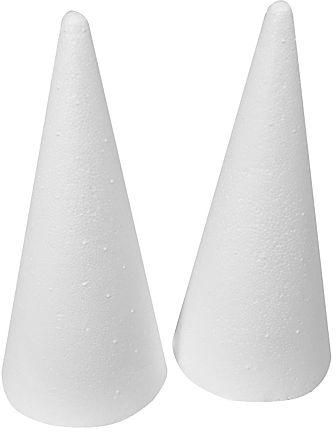 Cône en polystyrène blanc Cône en polystyrène blanc