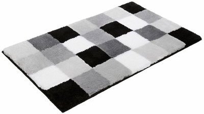 Tapis de bain motif damier Kleine Wolke Caro