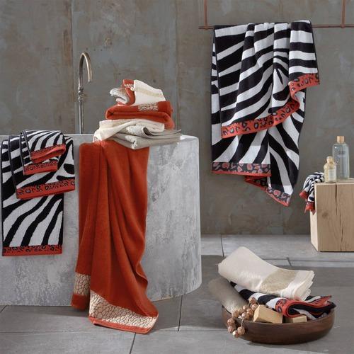 Maxi drap de bain en velours 500 g/m² ZEBRE