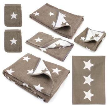 Parure de bain 7 pièces 100% coton 480 g/m2 STARS