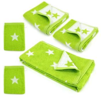 Parure de bain 5 pièces 100% coton 480 g/m2 STARS