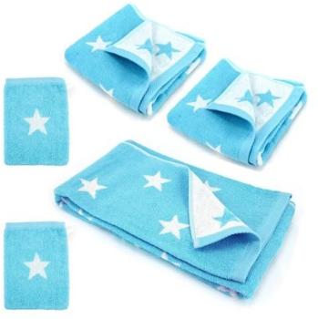 Parure de bain 5 pièces 100% coton 480 g/m2 STARS