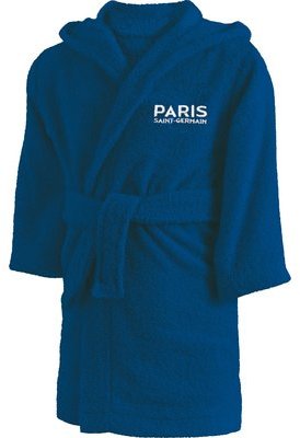 Peignoir de bain uni enfant en éponge PSG Magique