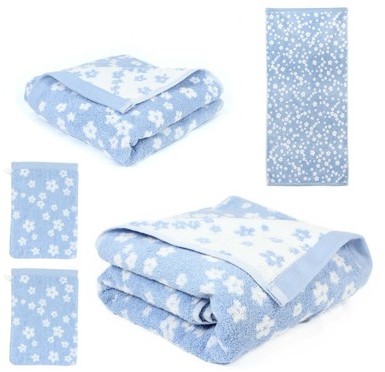 Parure de bain 5 pièces 100% coton 520 g/m2 FACILE