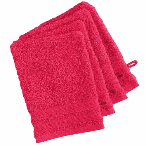 Lot de 4 gants de toilette coton 420 g/m²