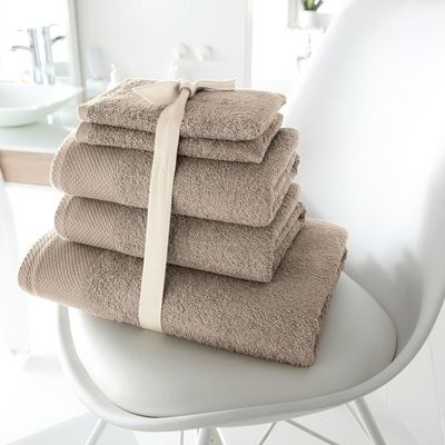 Lot de 1 drap de bain + 2 serviettes + 2 gants, 42